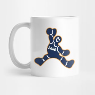 Jumping Utah Jazz Gingerbread Man Mug